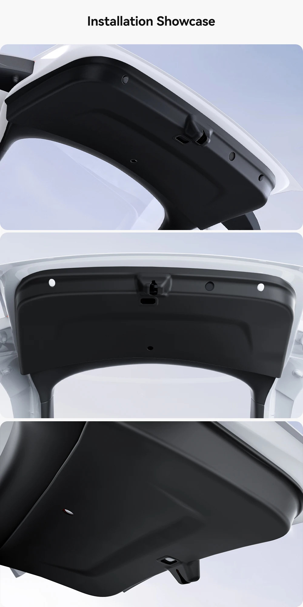 YZ für Tesla Model Y Juniper 2026 Kofferraum-Schutzmatte TPE Anti-Schmutz Wasserdichte Rückwand-Schutzauflage – Detail 12