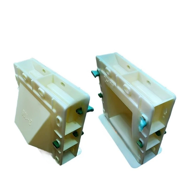 20X20X7Cm Double-Sided Hollow Cement Brick Mold, Abs Concrete Composite Mold, Decorative Wall Three In One