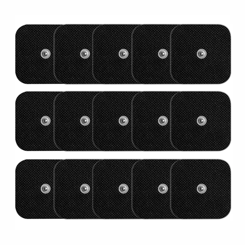 

5*5cm Black Highly Adhesive Conductive Gel Massage Patches Replaceable Acupuncture Electrodes TENS Pulse Massage Therapy Patch