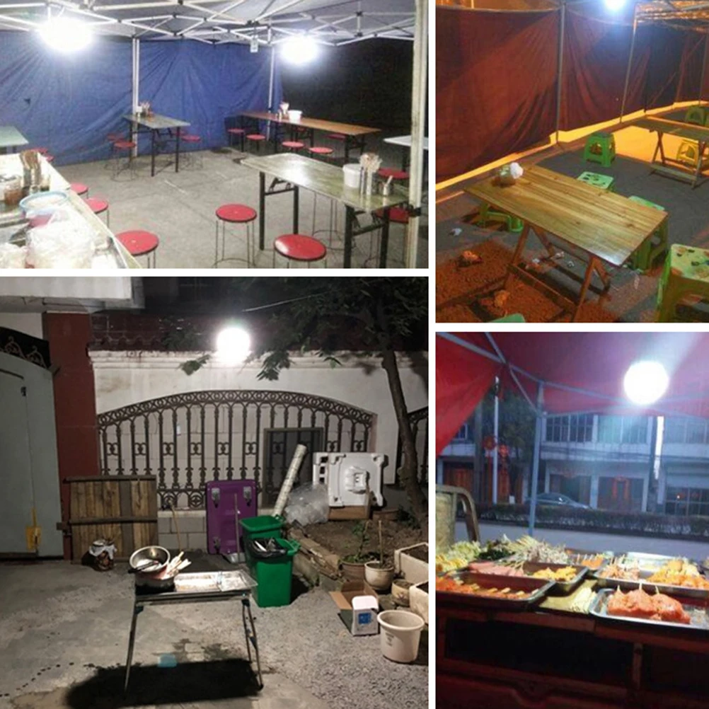 

1pc 100W Waterproof Led Lamp White Usb Charging Portable Outdoor Emergency Light Camping Night Market Stall Hook Design For