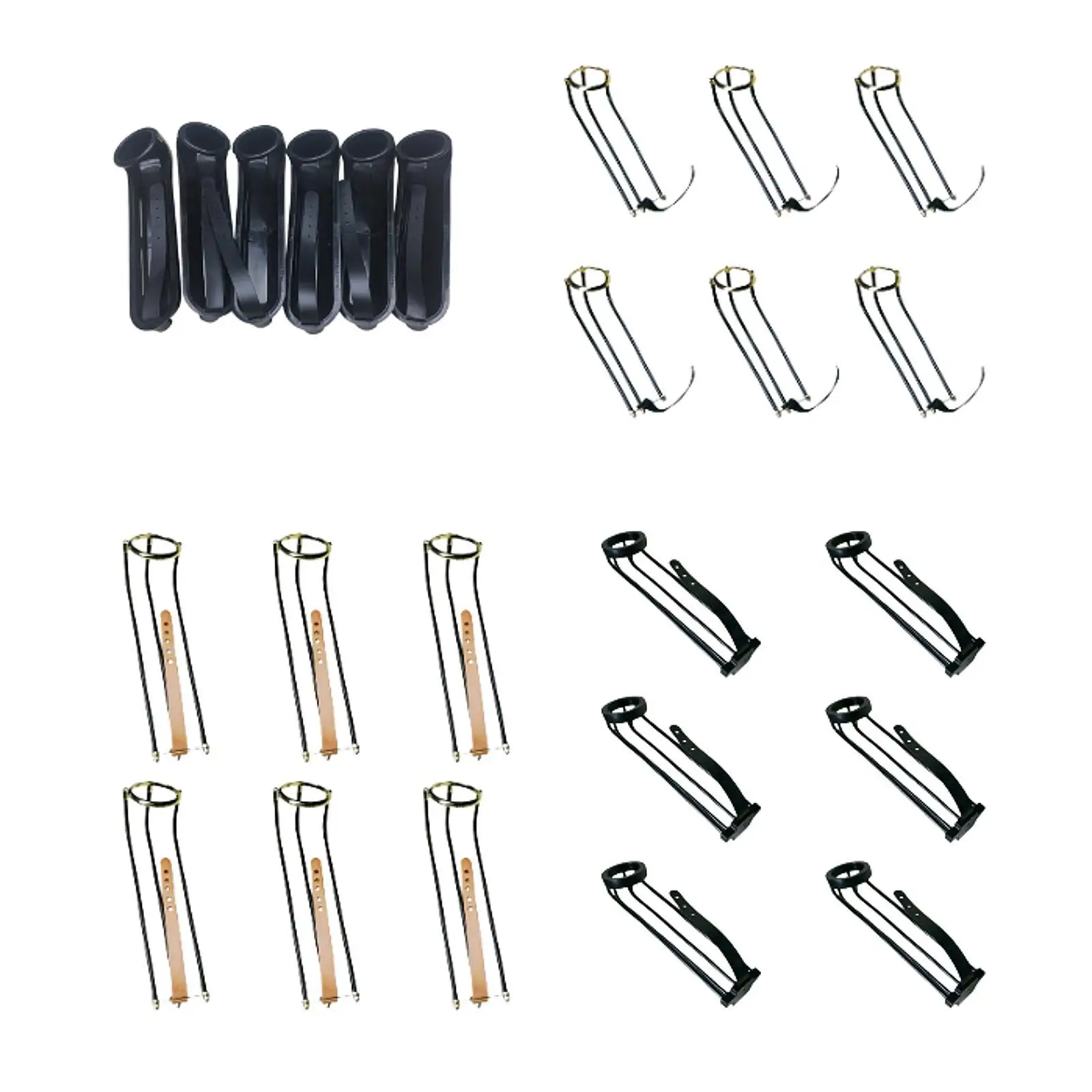 

6x Billiards Table Pocket Rails Portable Dropping Track Accessories Easy to Install Billiards Tool Falling Rails Replace