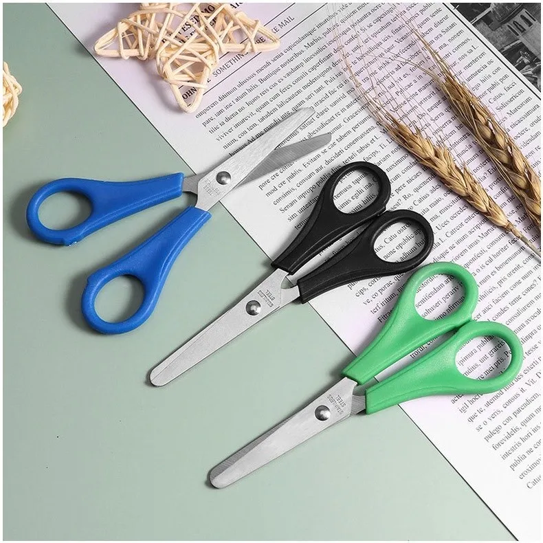 กรรไกร DIY กรรไกรทำด้วยมือความปลอดภัยไม้บรรทัดขนาดกรรไกรเครื่องเขียนนักเรียนโรงเรียนอุปกรณ์สำนักงานขนาดเครื่องเขียนเครื่องมือ