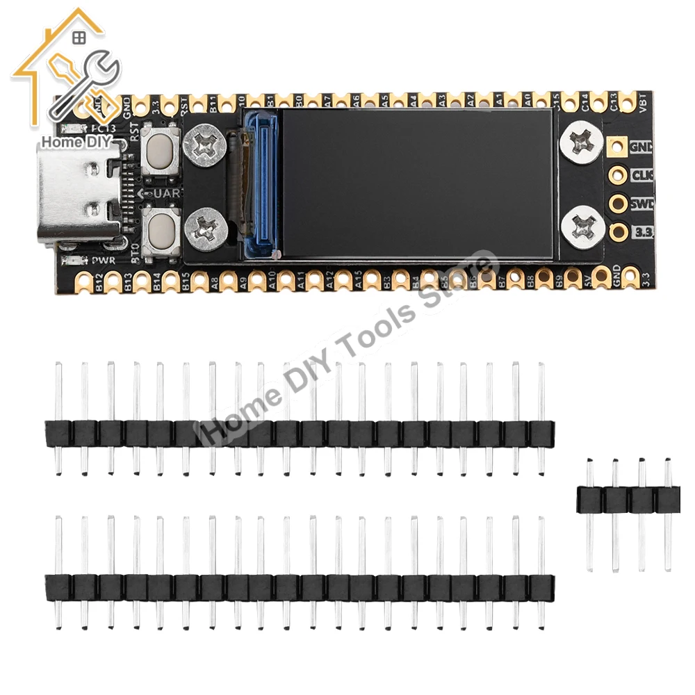 

‌ Плата разработки STM32F103C6T6 STM32F103C8T6 со флэш-подсветкой 0,96-дюймовый ЖК-экран TFT MCU Минимальная системная плата