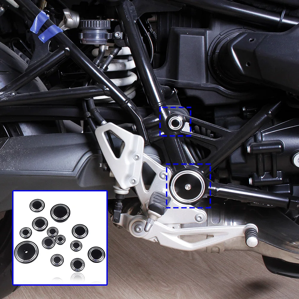 For BMW R NINE T Motorcycle R9T Urban GS Frame Hole Cap Plug Insert Decor Cover Set Pure Scrambler 2014-2023 2022 Accessories