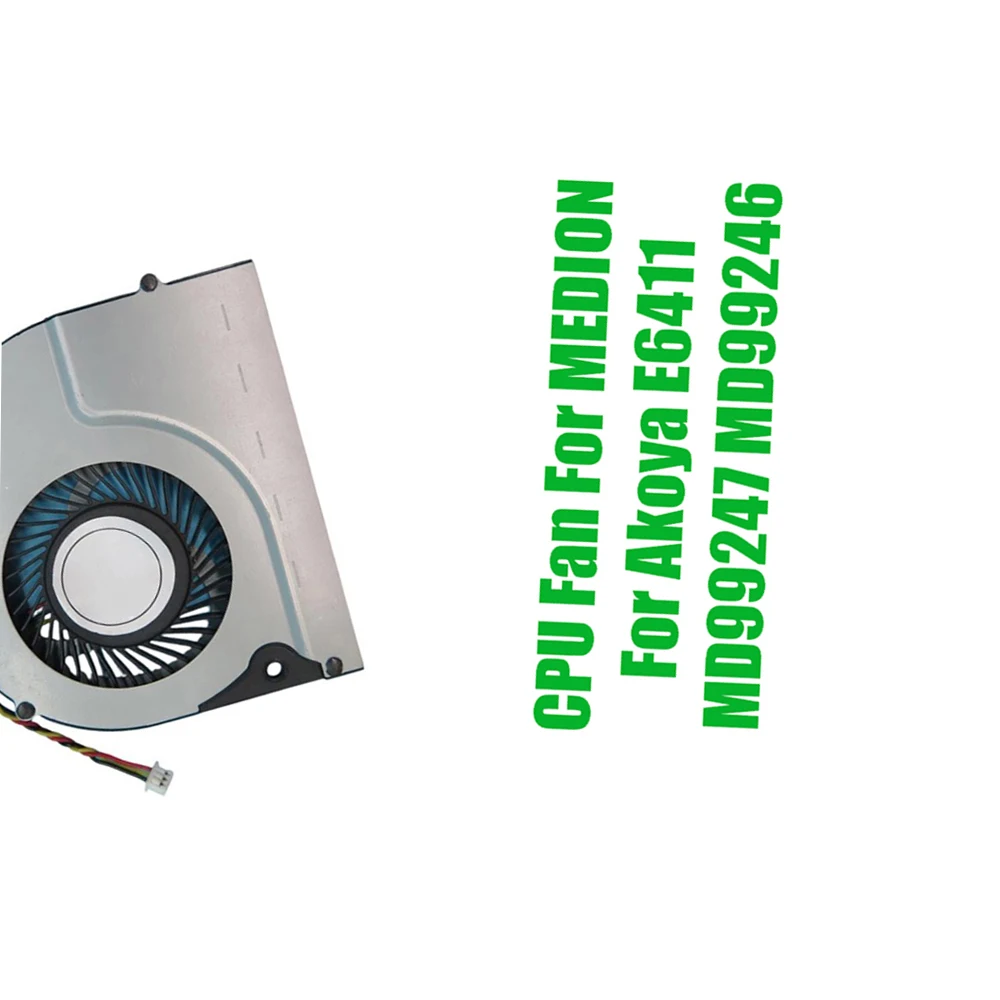 For MEDION For Akoya E6411 MD99247 MD99246 DC5V 0.5A Replacement Laptop CPU Fan