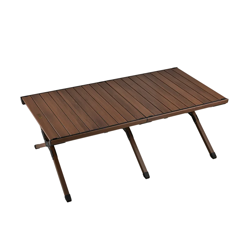 Aluminum Square Outdoor Dining Table Portable Foldable 4-Person Capacity Modern Design for Camping & BBQ Activities