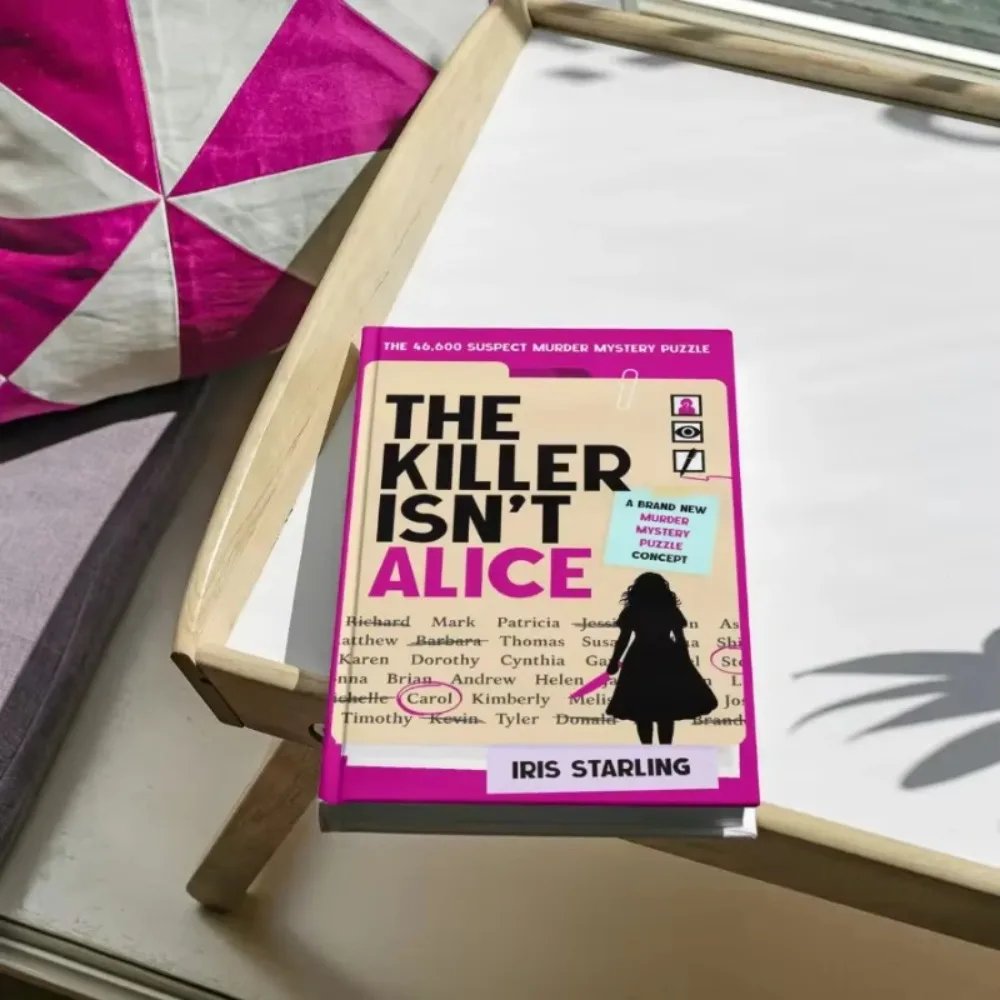 Wholesale The Killer Isn't Alice Paperback Murder Mystery Logic Deduction Game Book 46600 Suspects Factory Direct Supply