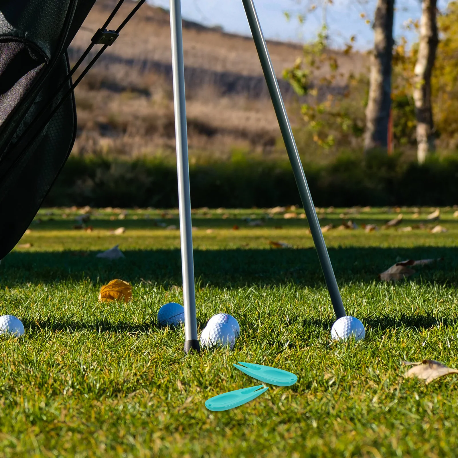 

5pcs Golf Divot Repair Tool Wear-Resistant Portable Divot Fork Smooth Surface Durable Golf Accessory For Outdoor Sports