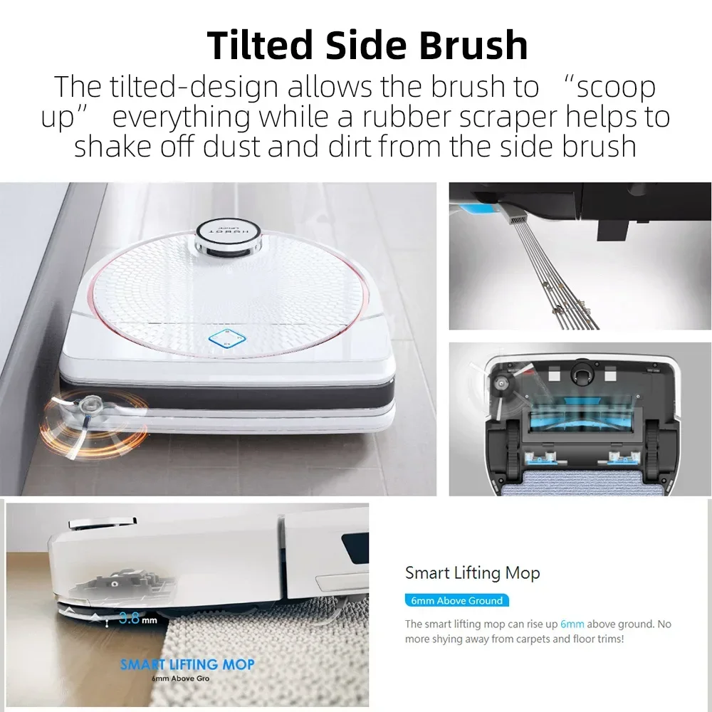 Yinzam LEGEE D7 Robot Vacuum Cleaner Floor Cleaning Sweeping Vaccum Cleaner With Smartphone APP Control Smart Robot Vacuum