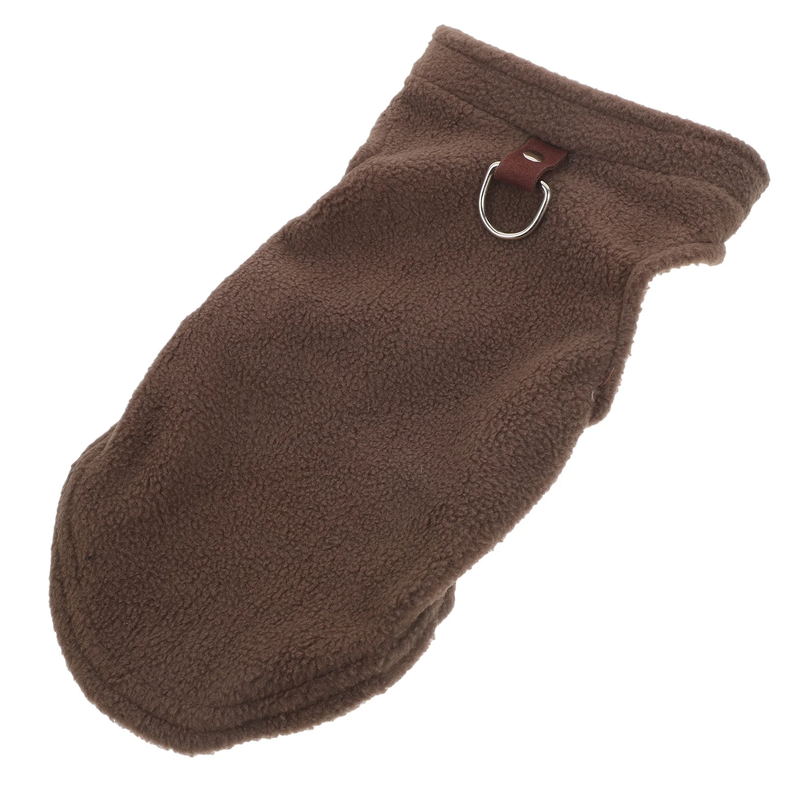 

Winter Dog Vest for Small Dogs Soft Warm Fleece Pet Clothes Loose Fit D-Ring Leash Compatible Cute Pet Costume Outdoor Wear