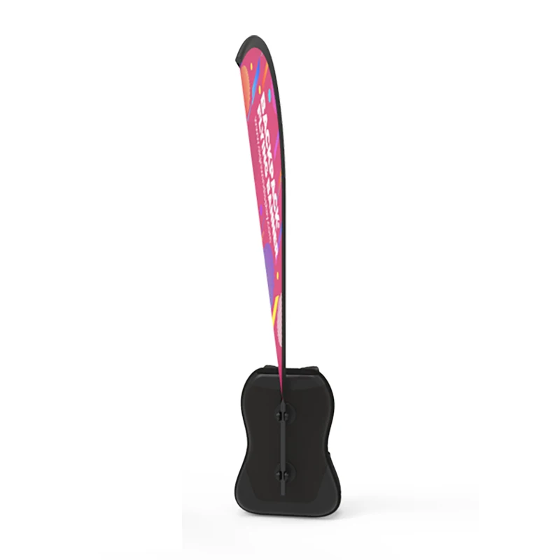 Advertising Custom Teardrop Backpack Flag, Promotion Walking Feather Banner, Lightweight Fiberglass Pole with Bag