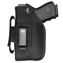 Gun Holster with Laser for 9mm Pistols Fit: Glock 19, Taurus G3C, Sig Sauer, S&W M&P Shield 9mm, Ruger, Springfield With TLR-6