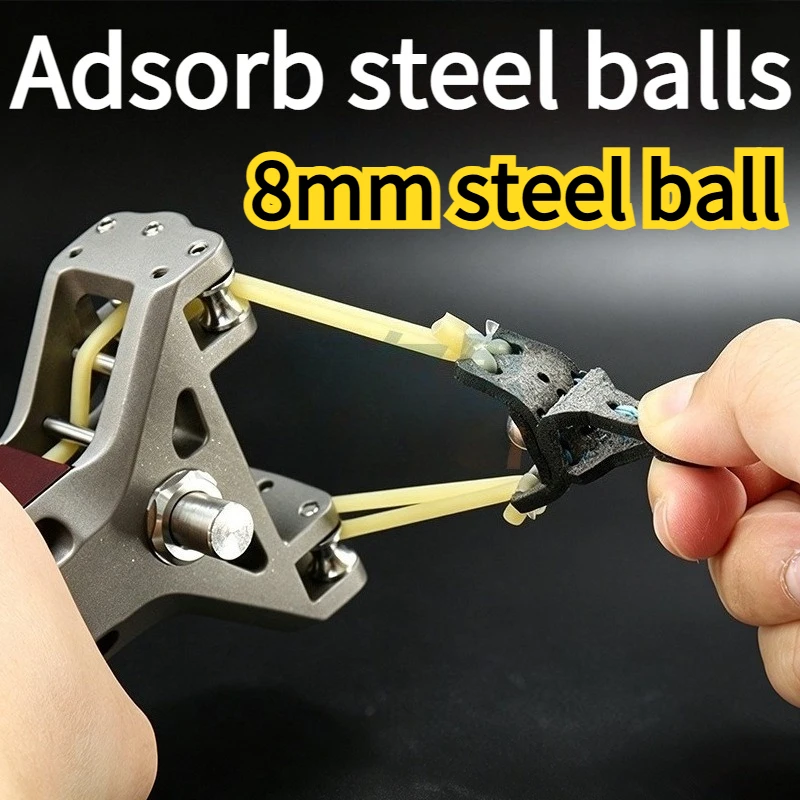 Fully CNC Metal Slingshot Outdoor Competitive Automatic Loading with High Power and Precision EDC Hunting Equipment with Laser
