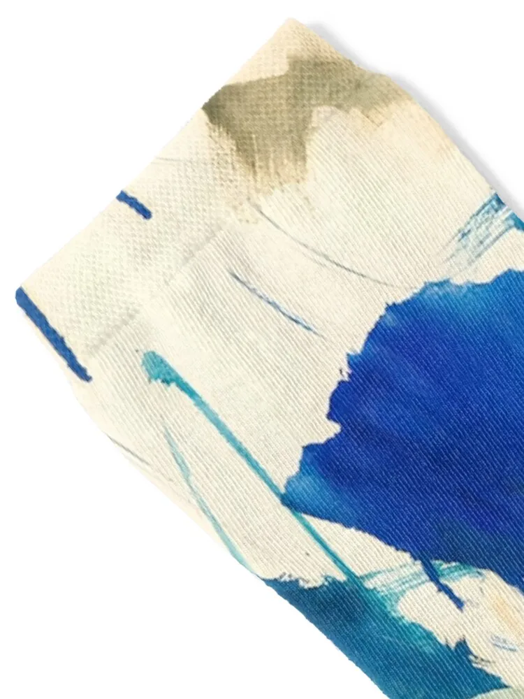 joan mitchell paintings art Socks Antiskid soccer Run custom sports funny sock Woman Socks Men's