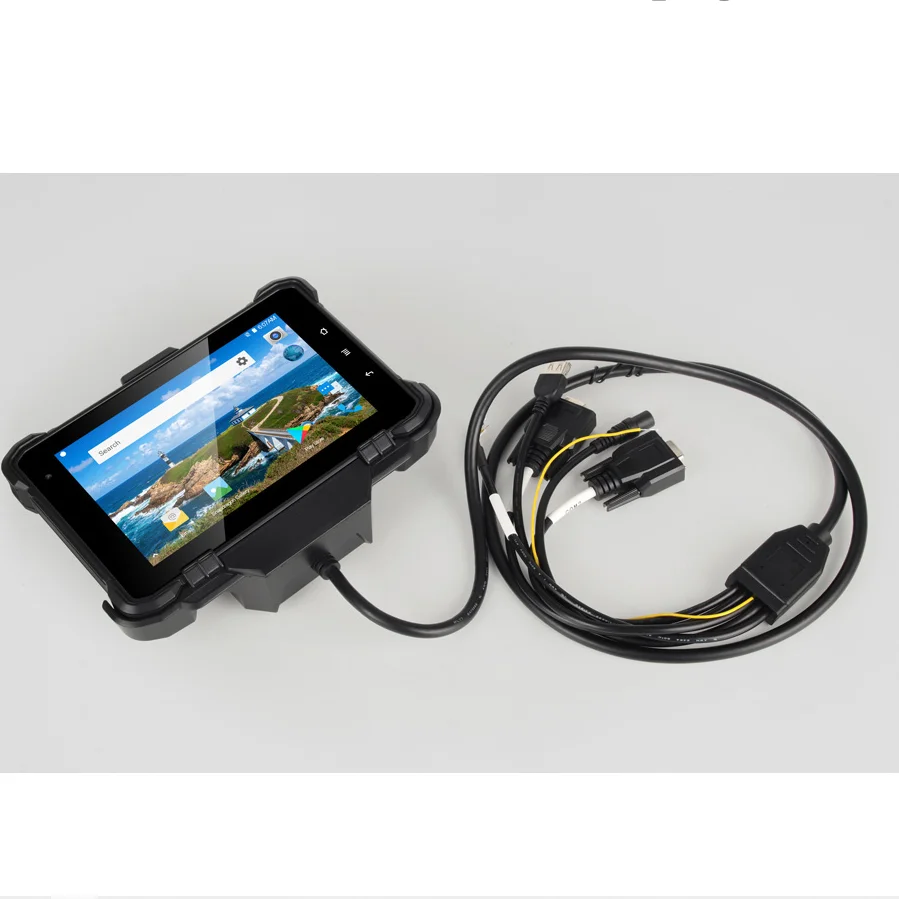 

Global 7-Inch GPS Vehicle Tablet PC 800nits Sunlight Readable Industrial Android IP67 Waterproof Rugged 4G LTE GSM Network New