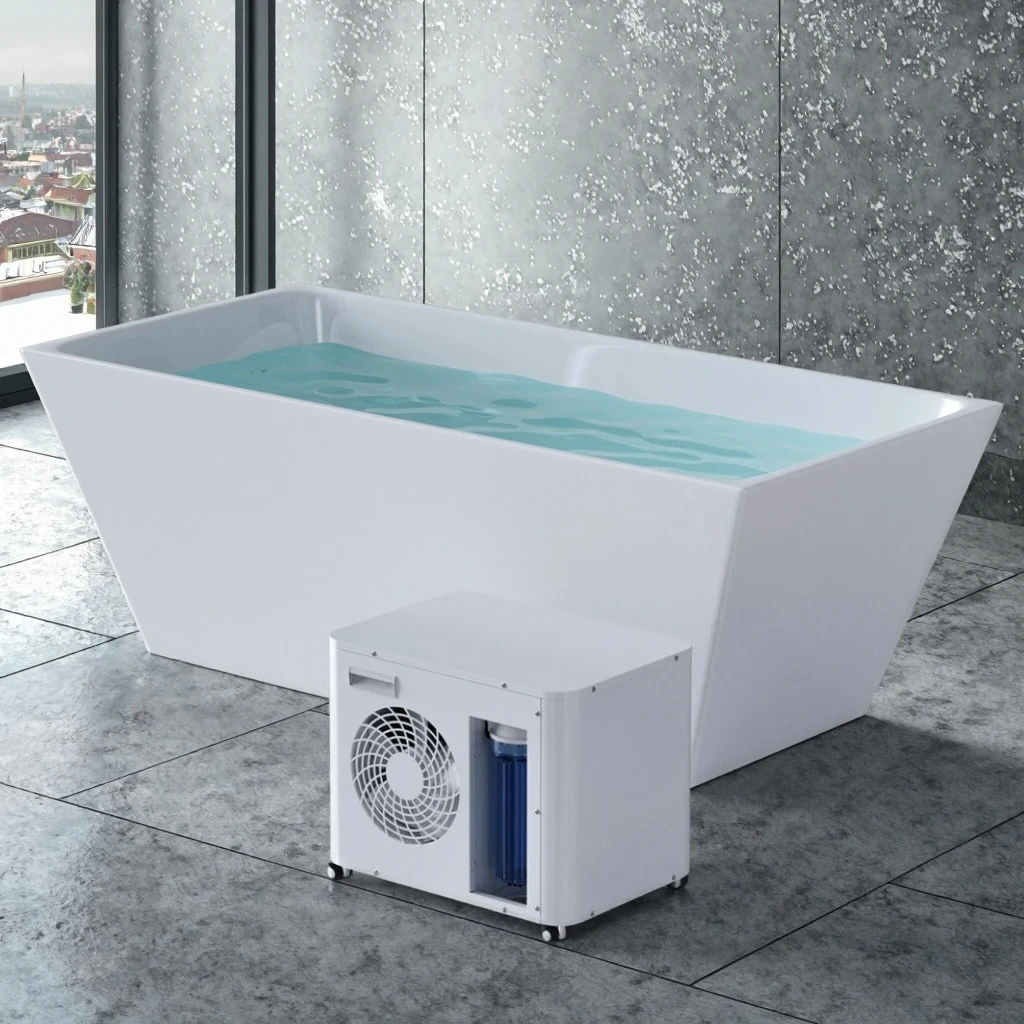 Bathroom Acrylic Ice Bath Tub for Cold Water Therapy Freestanding SPA Bathtub Fitness Recovery Cold Plunge Tub