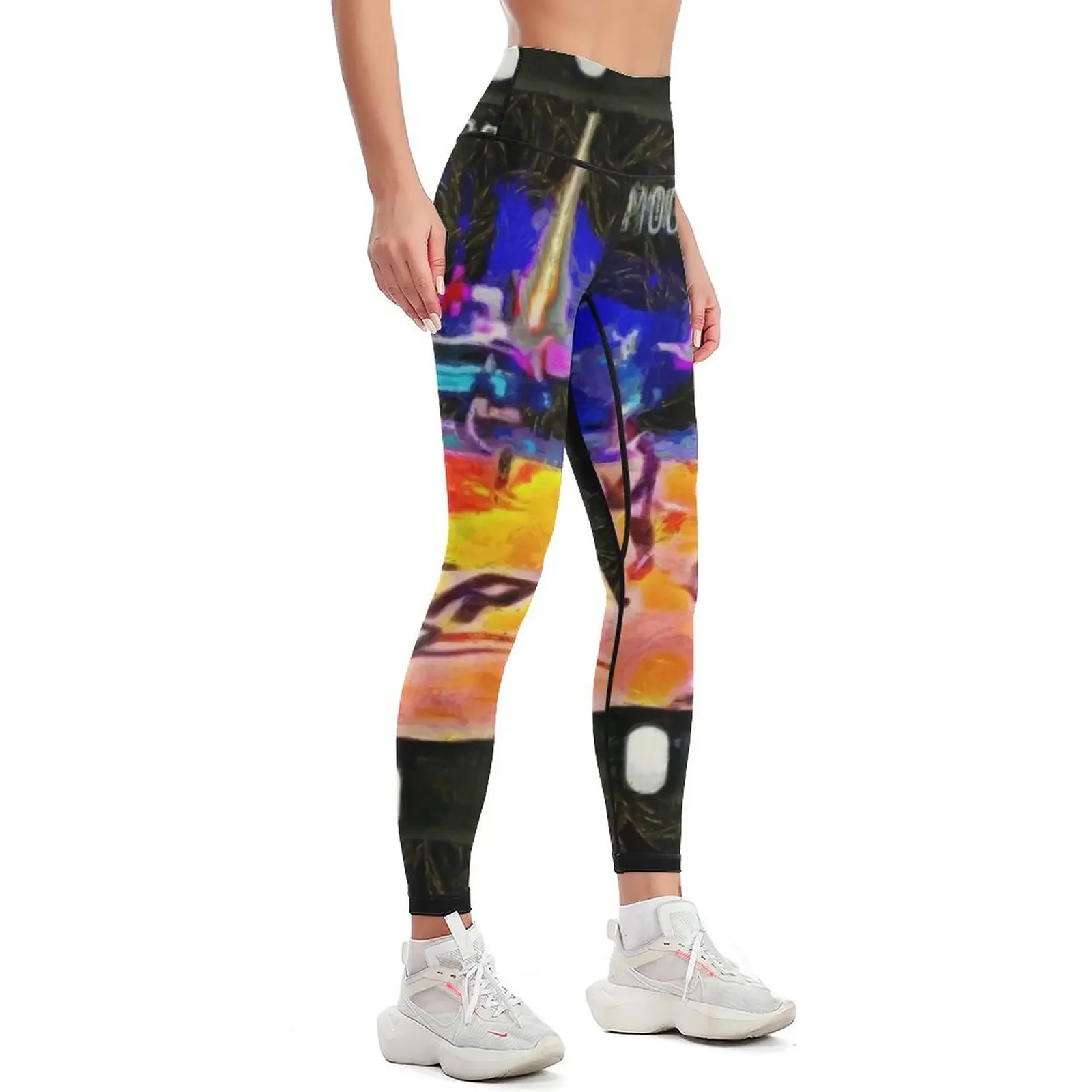 Curry famous buzzer beater from way way outside Leggings Training pants Women sports Womens Leggings