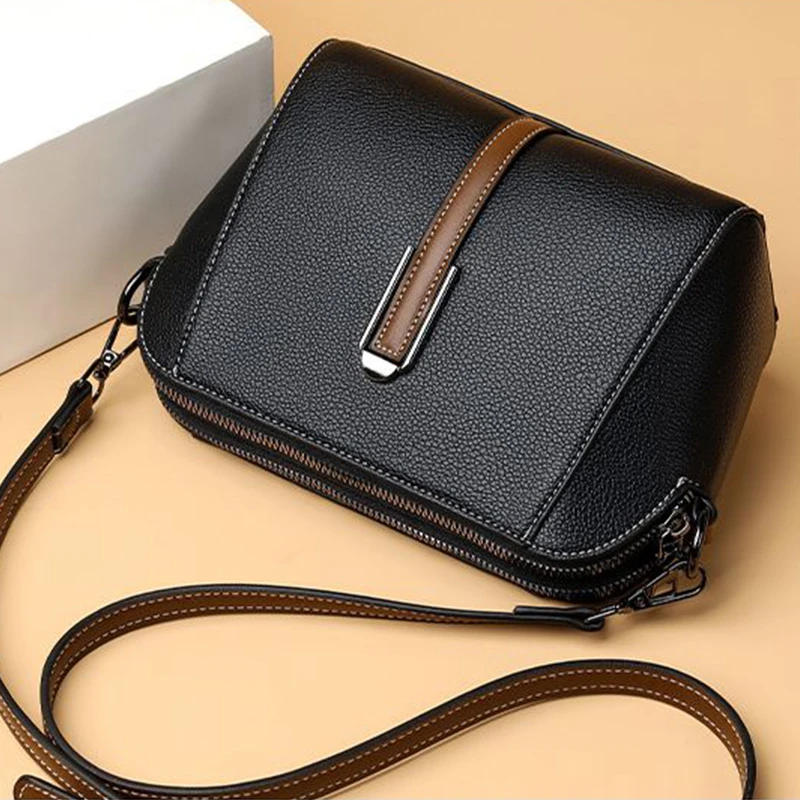 Weiche Leder Shell Schulter Taschen Mode Frauen Messenger Taschen Weibliche Umhängetasche Handtasche Einkaufen Telefon Geldbörse für mama Einkaufen
