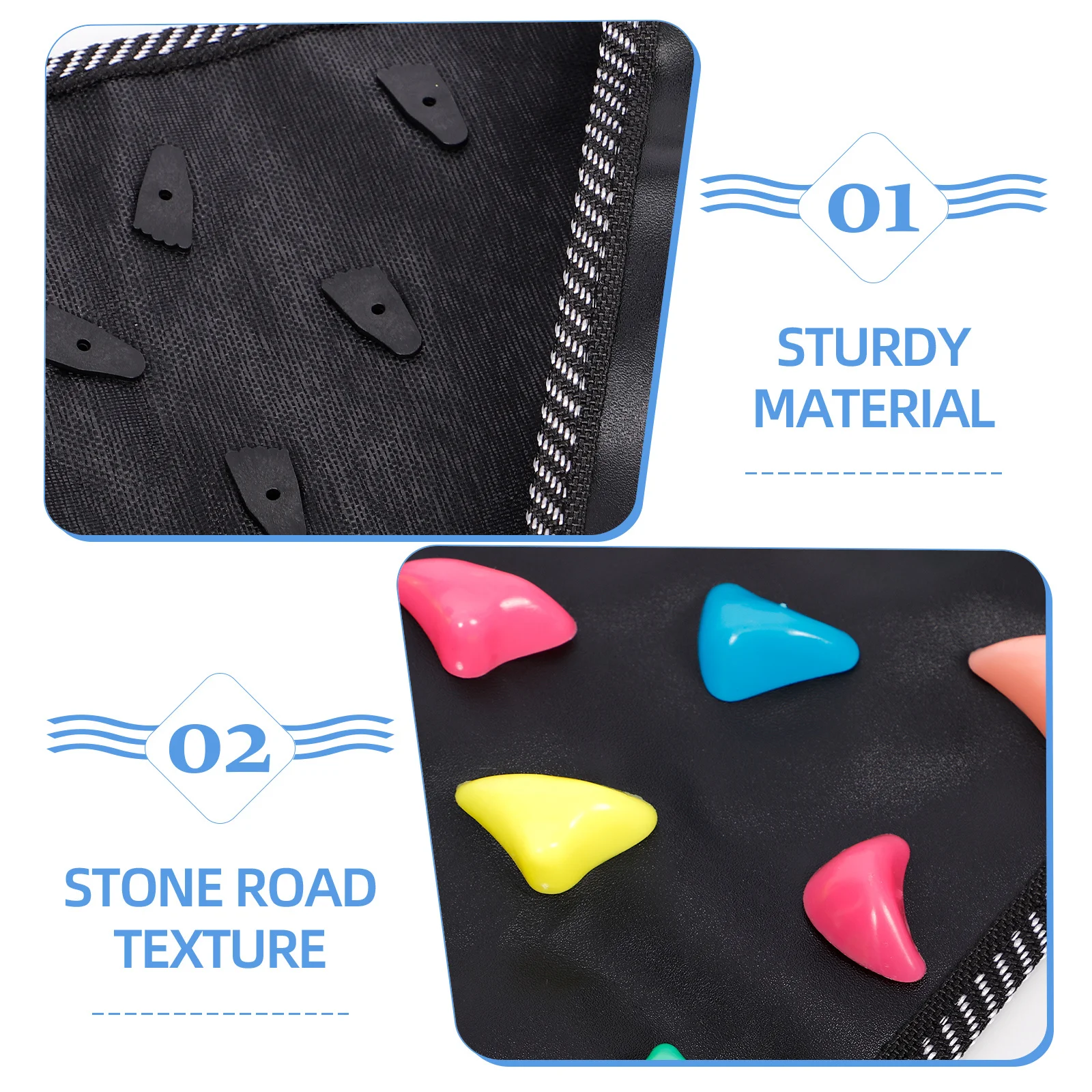 

Foot Sole Massage Mat Reflexology Training Foot Acupoint Pad Relaxation Tool Home Salon Use Pressure Points Mat