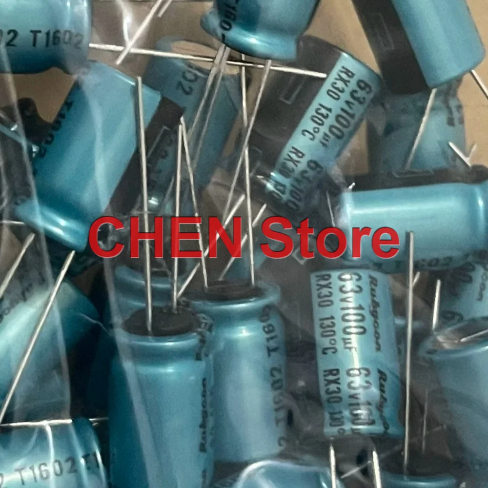 

10PCS/50PCS original Rubycon RX30 100UF 63V 10X16MM 130C electrolytic capacitor 63V100UF free shipping