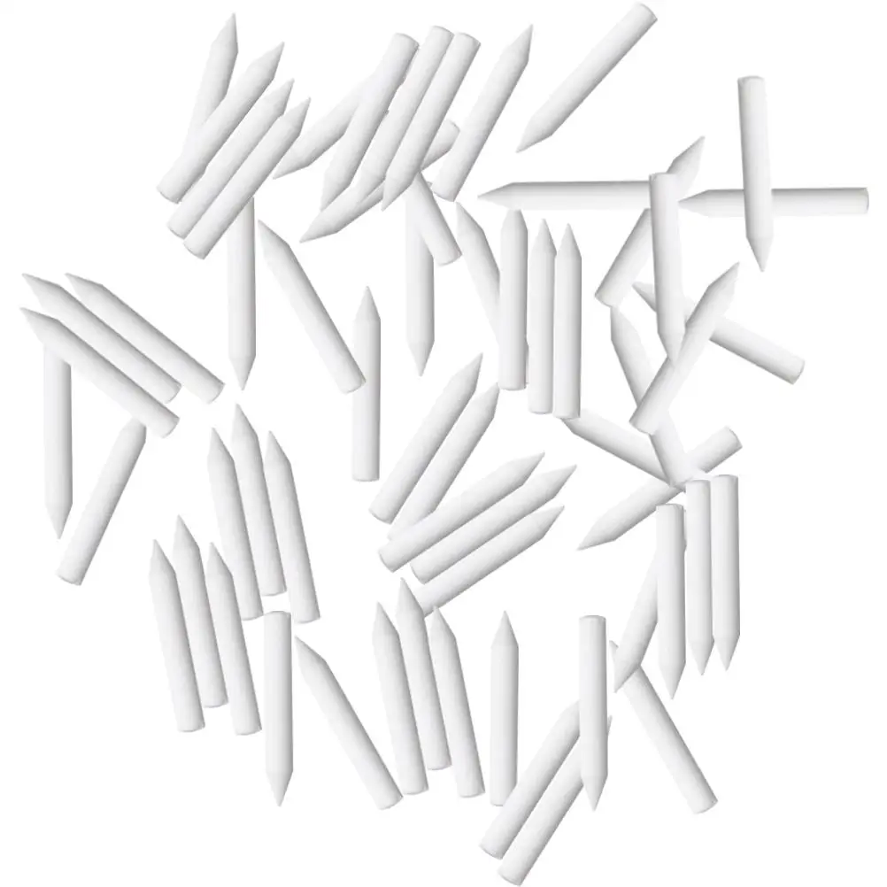 

60 Pcs Ceramic Pottery Kiln Nail Refractory Support Set Durable Compact Clay Firing Tool Pottery Supplies White Non Fading