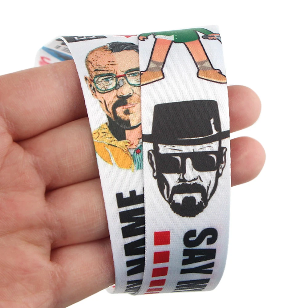 Movie BreakingBad Lanyard Keychain Multi-Function Mobile Phone Strap Tags Neck Straps Key ID Lanyards Badge Keyring Jewelry