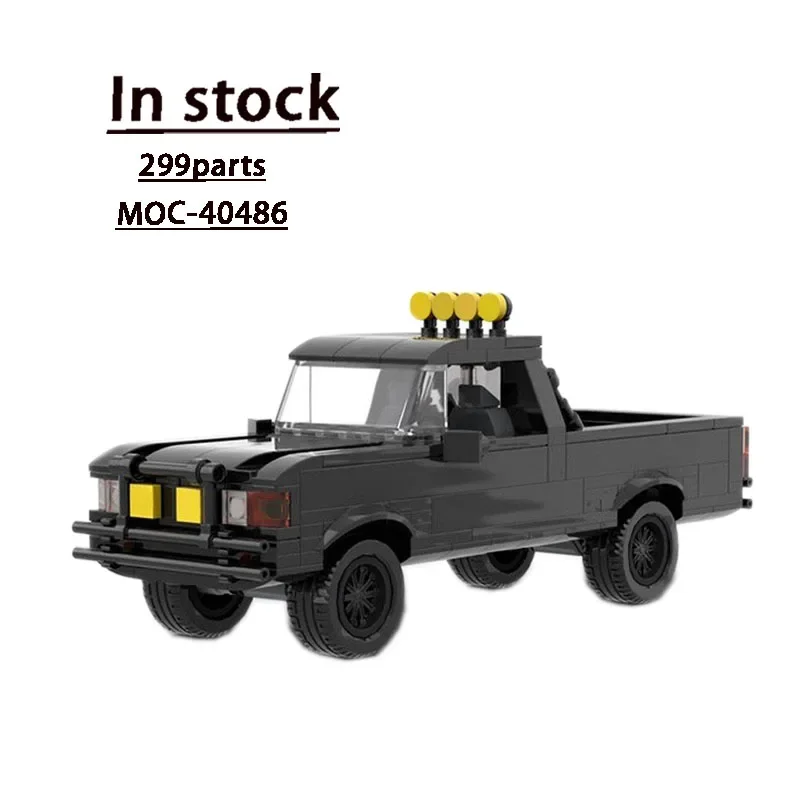 

MOC Creative 4x4 Truck MOC-40486 Assembly Stitching Building Blocks Model 299 Parts Kids Birthday Building Blocks Toy Gifts