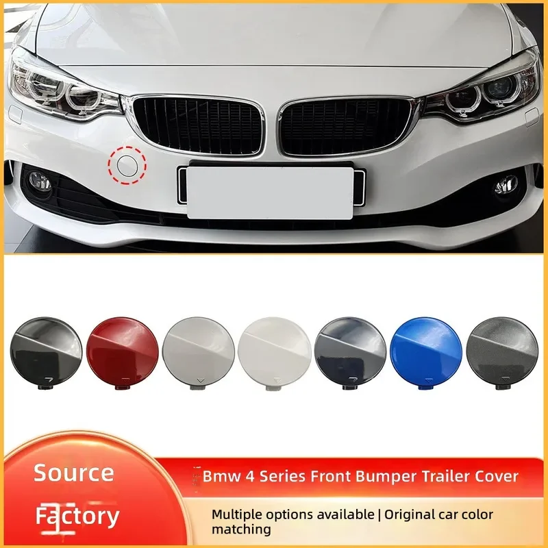 For BMW 4 Series F32 F33 F36 Front Tow Hook Cover Trailer Eye Cap 51117363392
