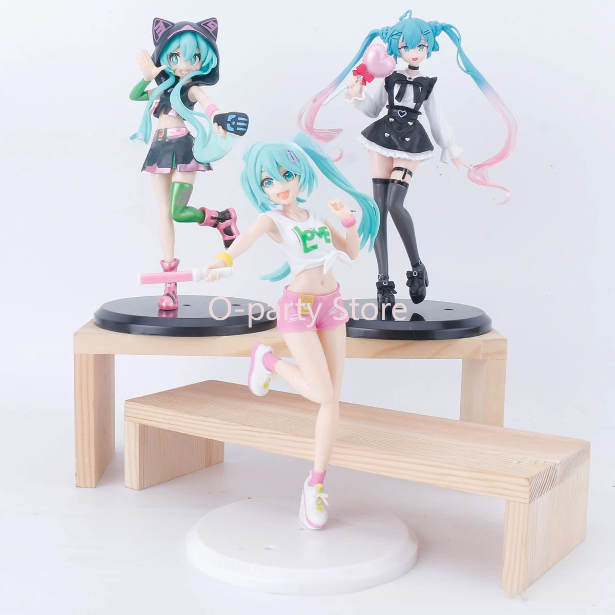 Bandai Collection Model Doll Toys of Sexy Hatsune Miku Anime Figure for Room Decorations