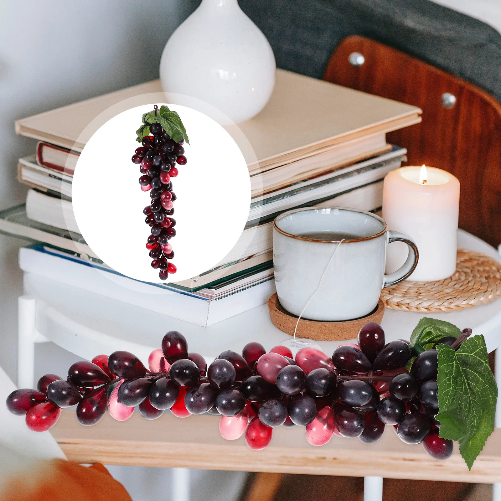 Fake Grape for Decor Decorations Decorative Photo Prop High Simulation Home Ornament