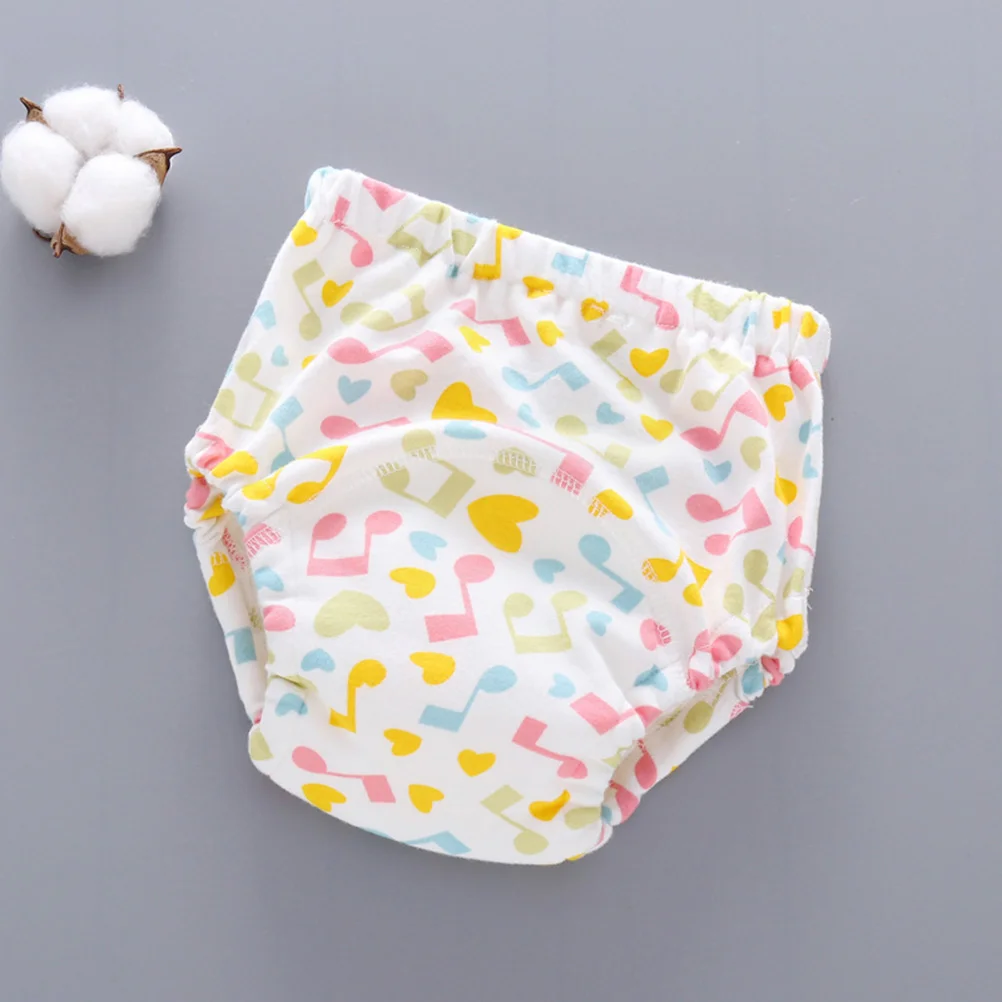 4 Pcs/1 Pack Baby Diapers Learning Training Pants Washable 6 Layers of Gauze Diaper Breathable Partition Diapers for 12-18 Kg Ba