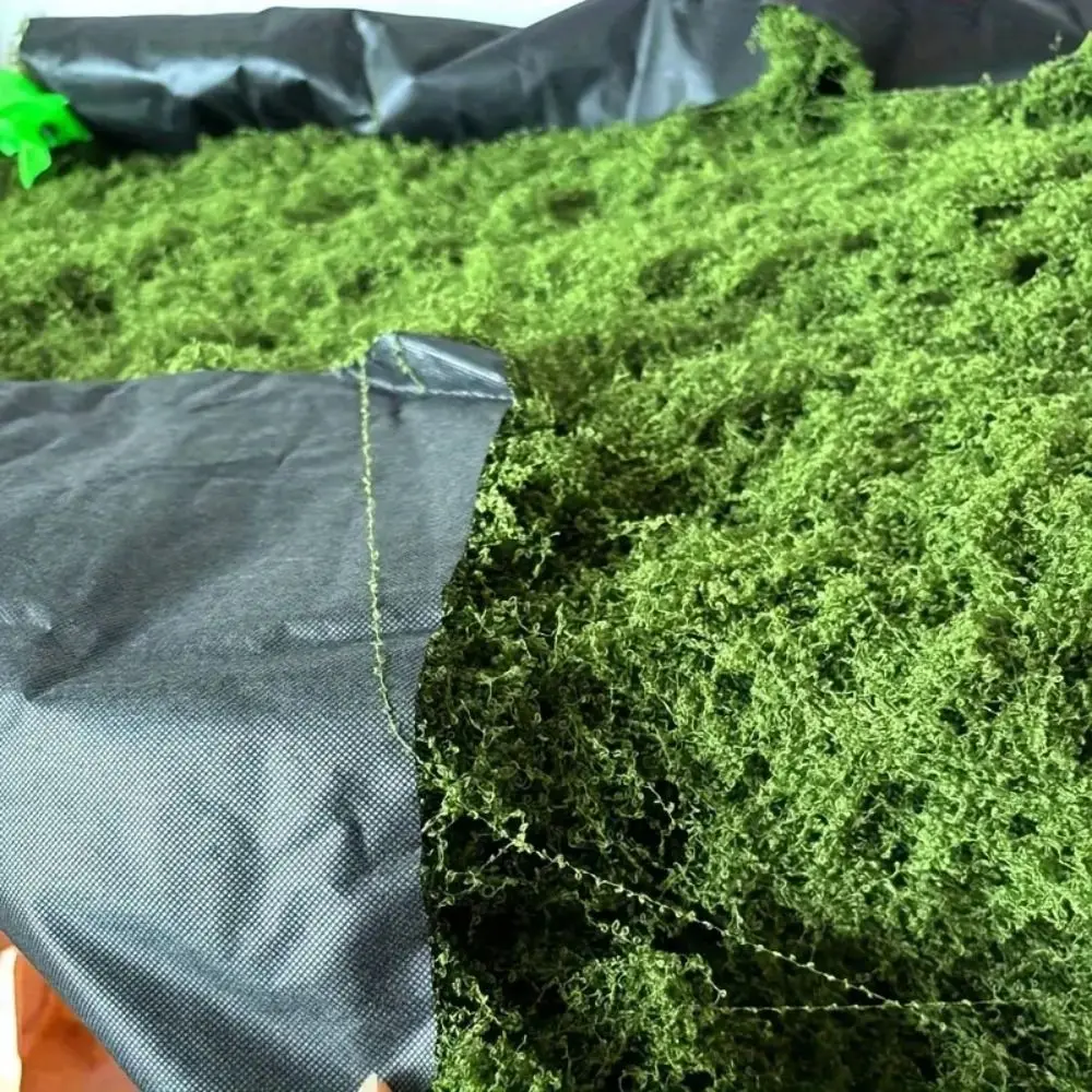 DIY Artificial Grass Rug Durable No Watering Artificial Moss Pad Year-round Green Realistic Simulation Moss Sheet Gardens