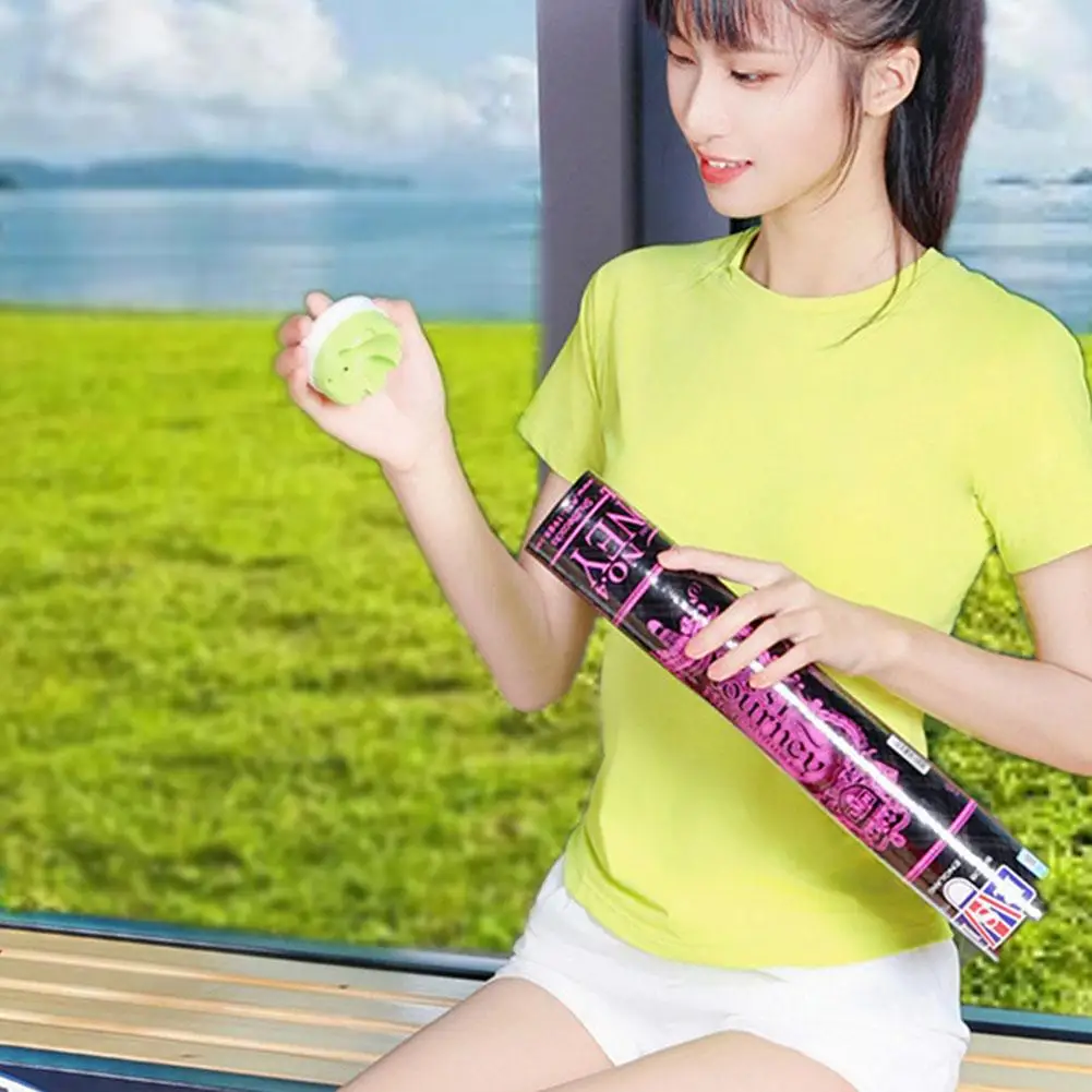 Umidificatore Badminton Copertura umidificante per badminton Atomizzazione in nano scala Piuma migliorata Idratante Palla da badminton a vapore