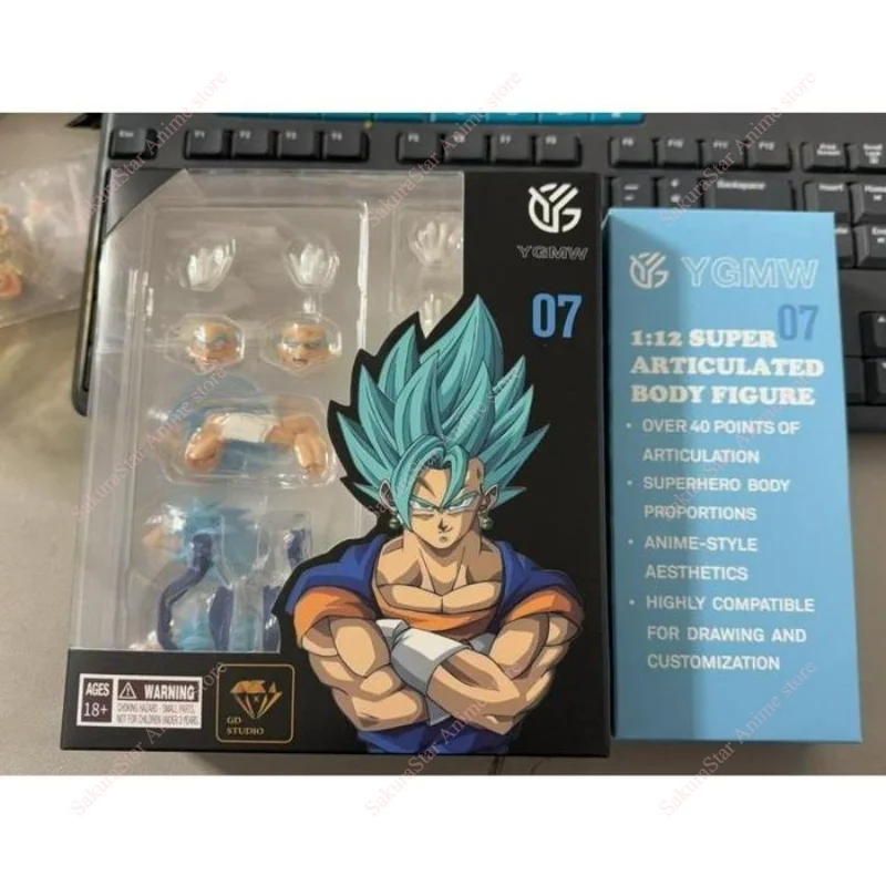 

【In Stock】YGmw Studio OC Dragon Ball Super Saiyan Fusion Warrior Vegito 07 SHF Scale High Detail PVC Anime Action Figure