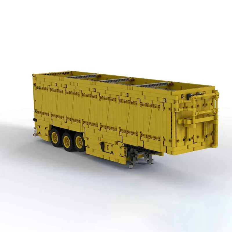 Engineering Vehicle Moc Building Blocks Functional Walking Trailer Technology Brick  Assembly Construction Toys Holidays Gift