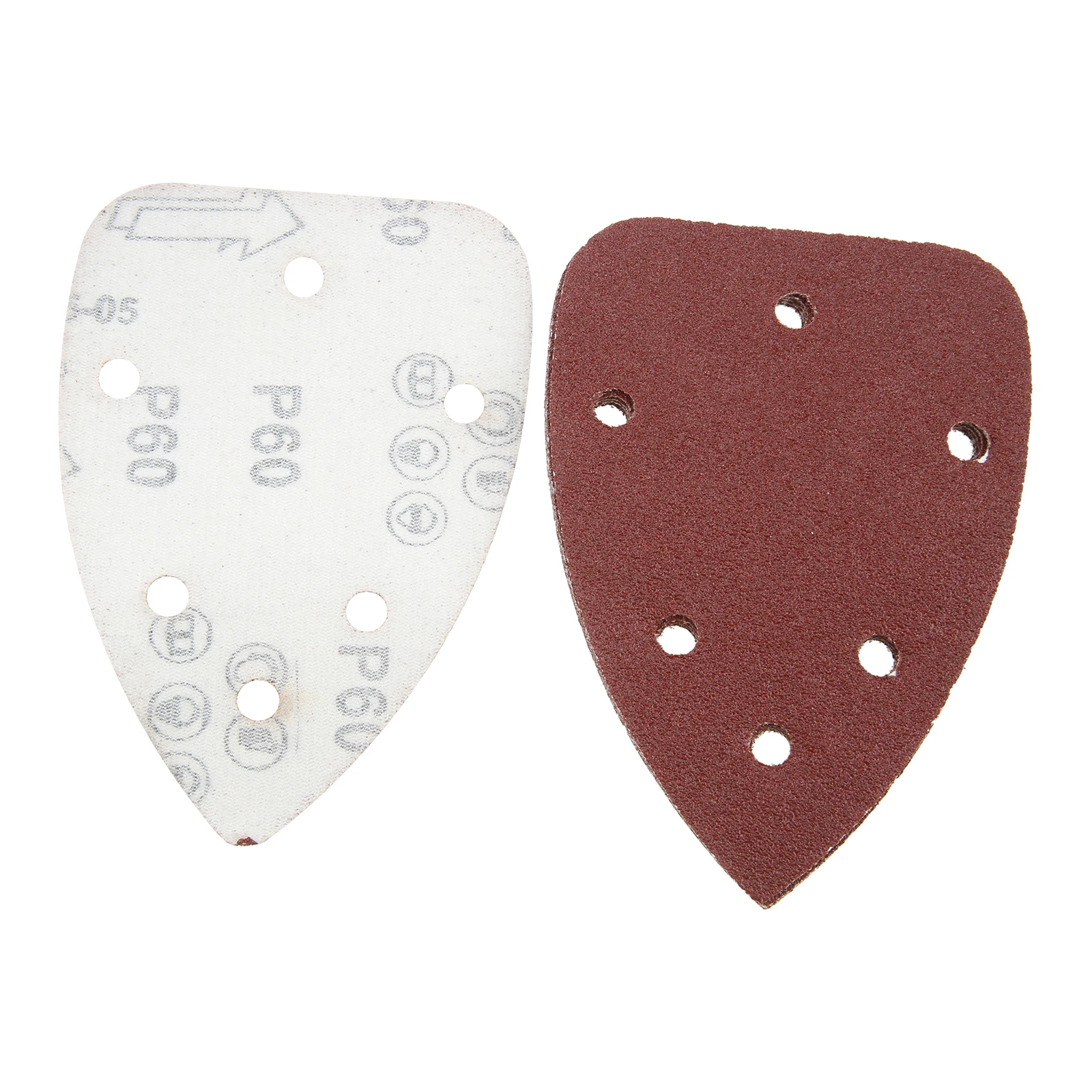 5pcs 140*97mm 6 Holes Foam Sanding Pads with 30Pcs Mouse Sander Sandpaper Grit 40/80/120/180/240 Grinding Polishing Wood Metal