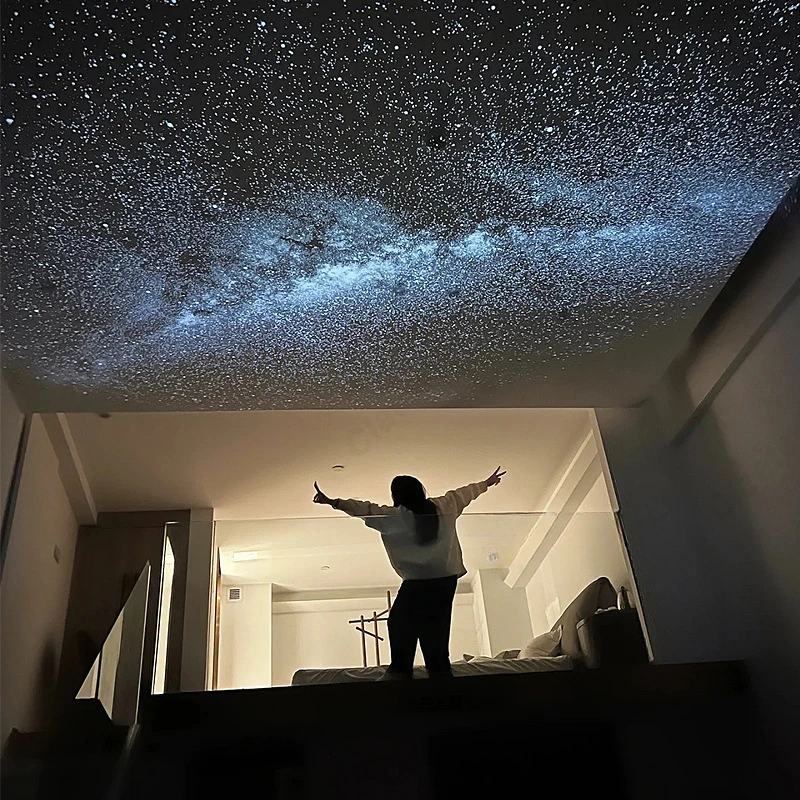 クリエイティブな新しい LED 星空投影ランプホームリビングルーム寝室ロマンチックな雰囲気の照明