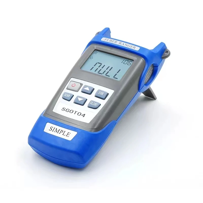 มือถือ OTDR 60KM Optical Fiber ค้นหา Fault Tester 1310/1550nm ความผิดปกติ Locator Breakpoint เครื่องตรวจจับ VFL FC/SC CONNECTOR