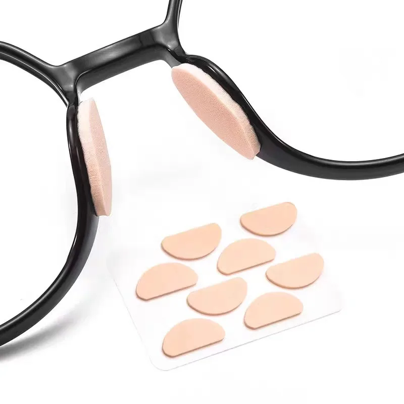 Soft EVA Sponge Eyewear Nose Pads High Bridge Cushion No Indentation Makeup Proof Anti Slip Adhesive Sticker Optical Frame