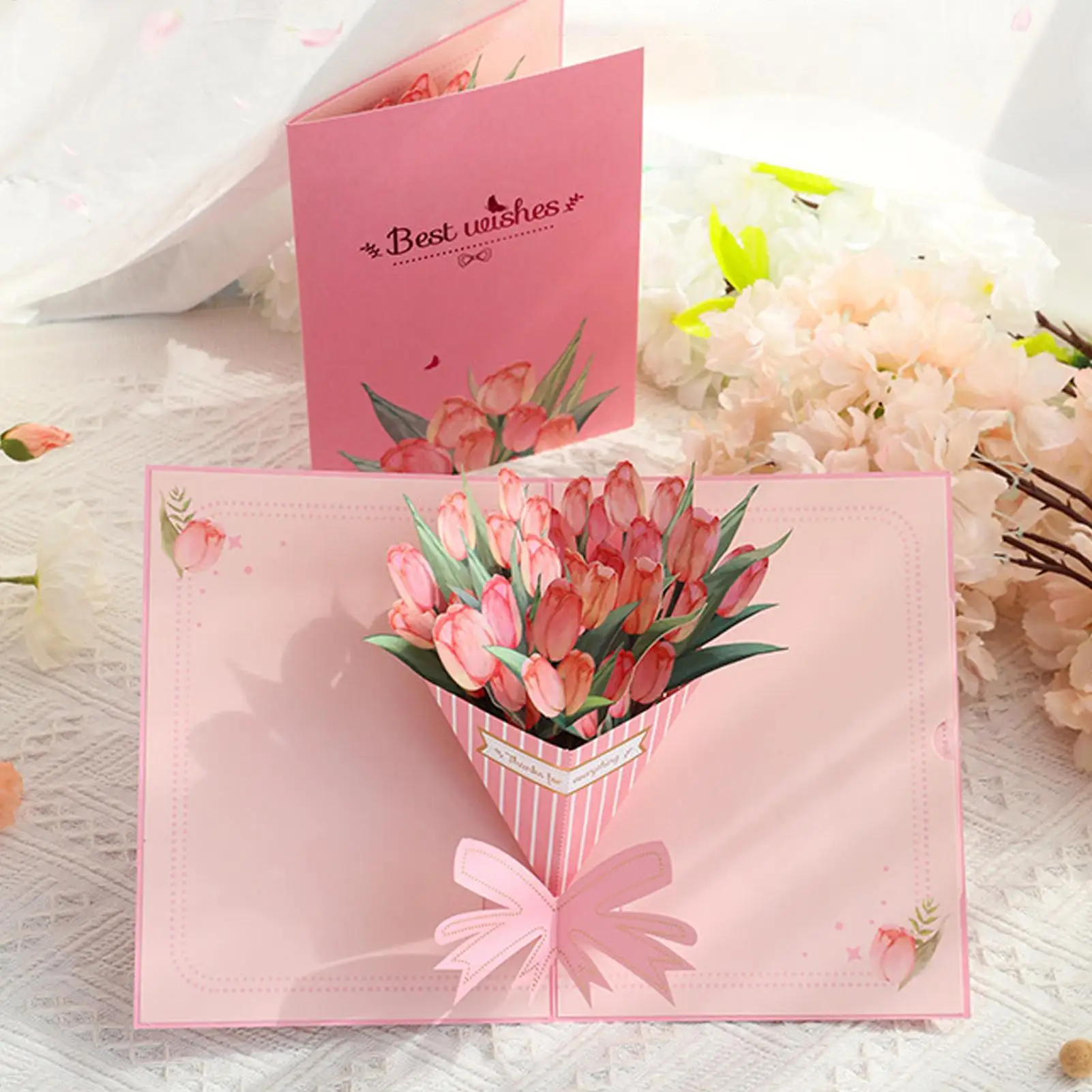 3D Popup Tulips Bou…