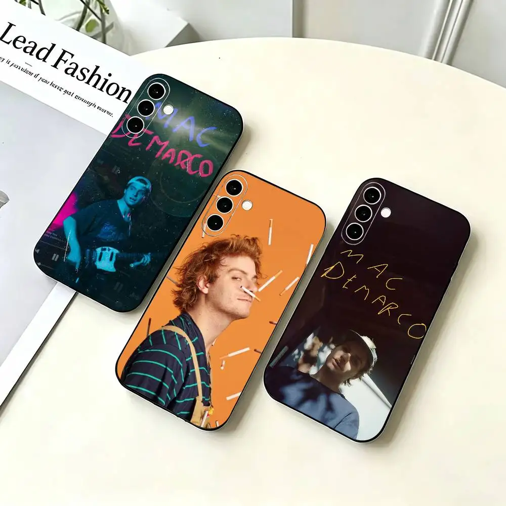 Mac D-DeMarco Singer hot Phone Case For Samsung A73 20,21s,22,31,32,52,53,72 Soft Black Shell