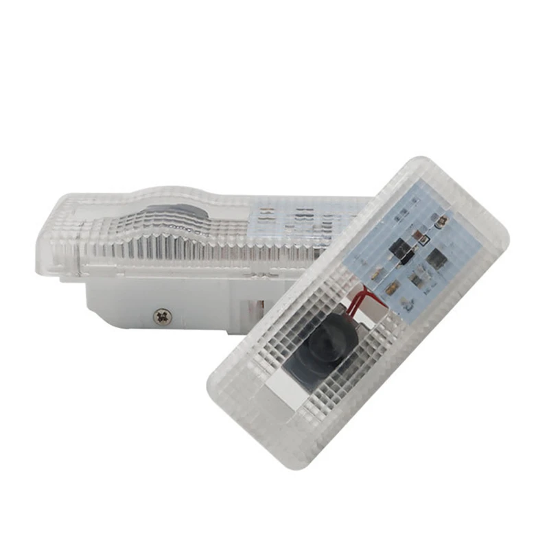 2Pcs LED Car Door Ghost Shadow Courtesy Lights For Peugeot 407 Badge 2008 2009 2010 Projector Emblem Accessories