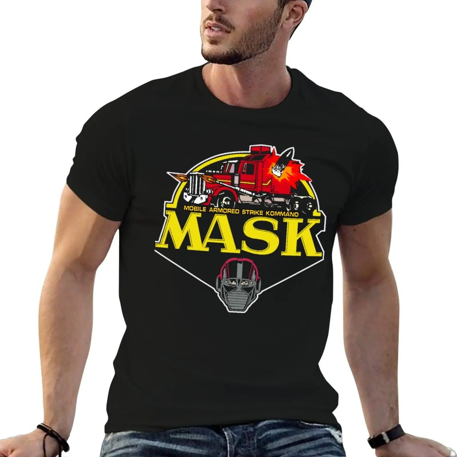 MASK Mobile Armored Strike Kommand Retro 80's Cartoon T-Shirt tees vintage t shirts t shirts for men pack