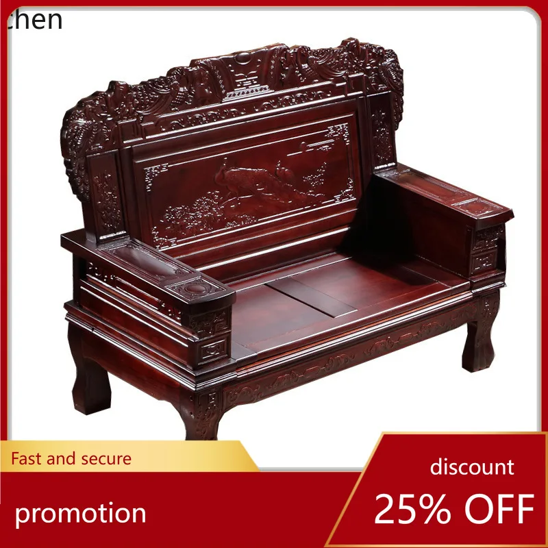 ZML Solid Wood Sofa Coffee Table TV Cabinet Set Chinese Style Living Room Home Use