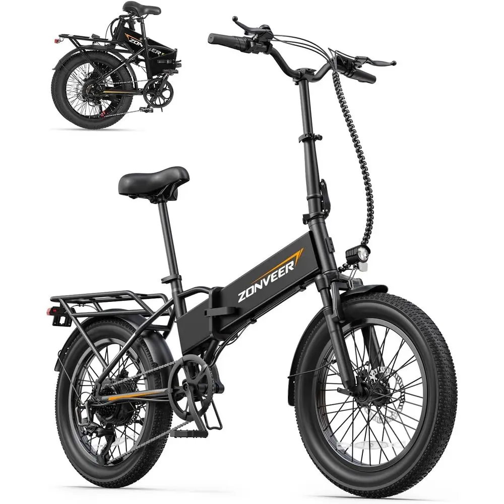 

Электровелосипед с съемной батареей 48В 10.4Ач, скорость 45 км/ч, запас хода 80 км, шины 20 дюймов для взрослых поездок на работу