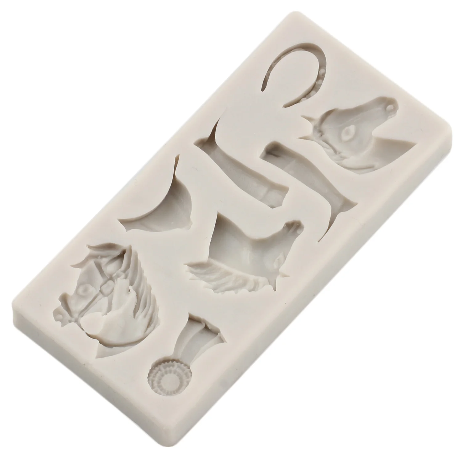 3D Horse Shoes Silicone Mold Riding Boots Hats Cupcake Topper Fondant Cake Decorating Tools Candy Resin Clay Chocolate Moulds