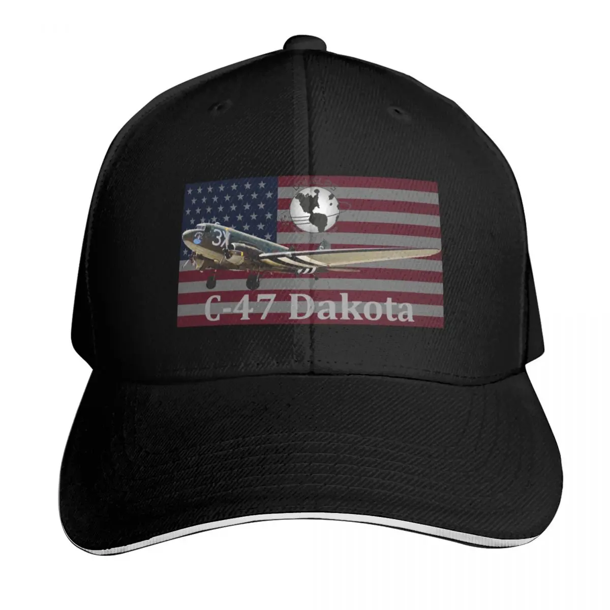 D-Day Douglas C-47 Dakota Baseball Cap Gift for Him Her Casual Daily Wear Quick Dry Performance
