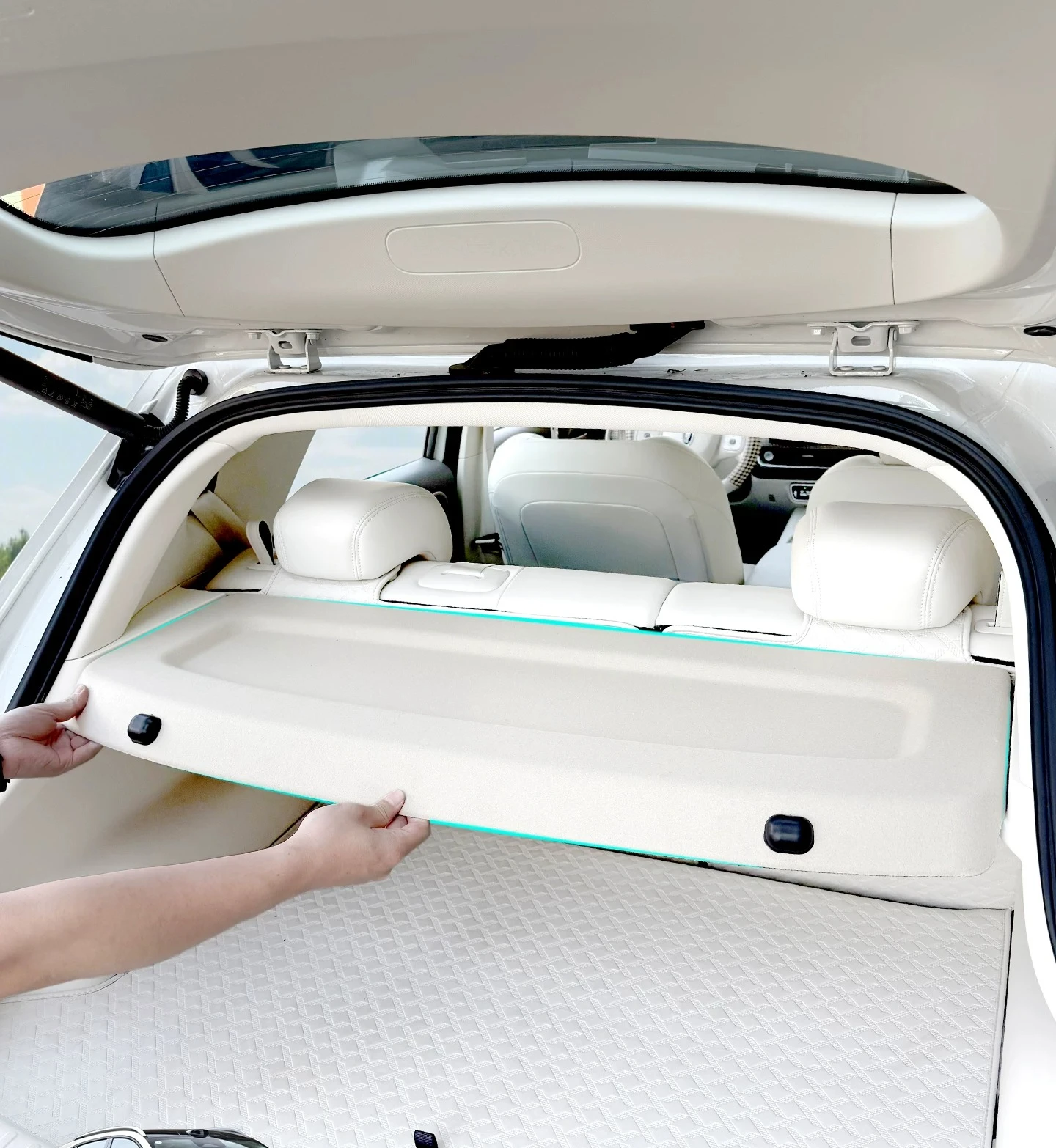 For 2026 GWM ORA 5 Trunk Partition Shelf  Storage Cover Divider Baffle Privacy Curtain Custom Modified Organizer Accessory