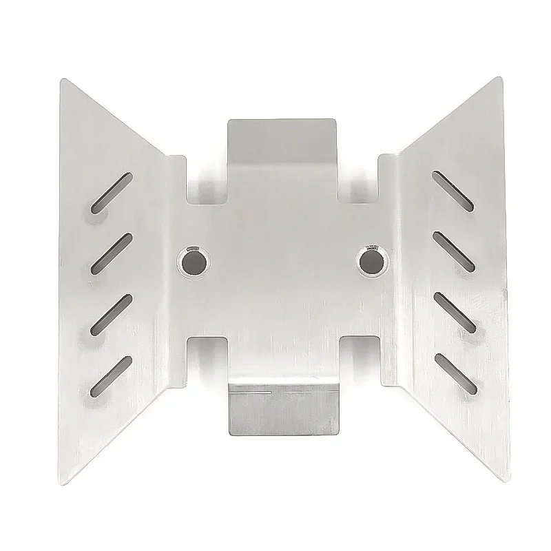 Plaque de protection blindée de châssis en acier inoxydable, protecteur de fond en métal pour AXIAL SCX10 lll AX103007 RC, pièces de mise à niveau de voiture sur chenilles