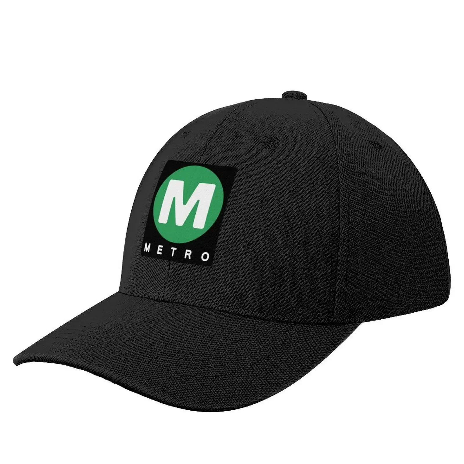 

Vintage Los Angeles Metro Logo (Green) Baseball Cap Custom Cap New Hat Hats Man Women's